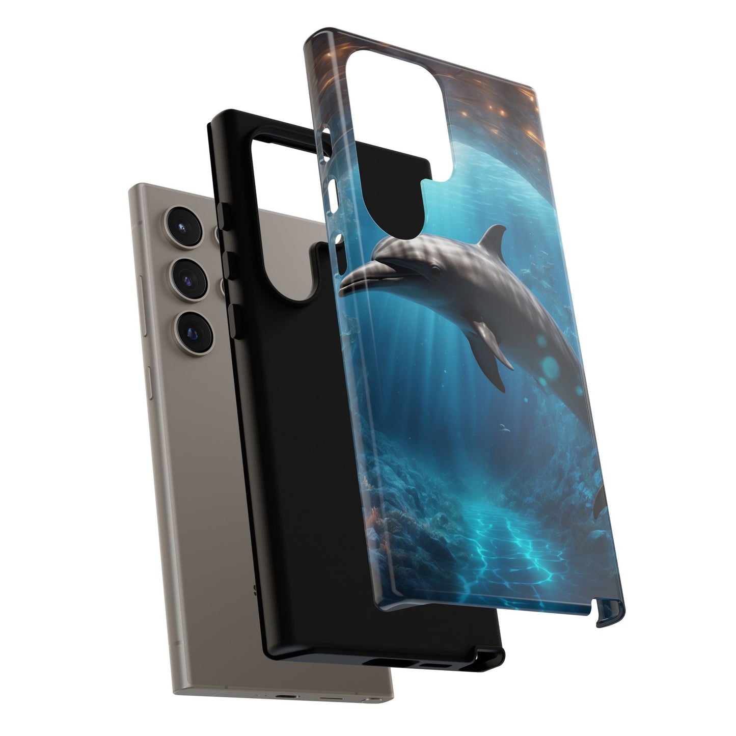 Ocean Dolphin Phone Case - Tough and Stylish - BOGO Cases