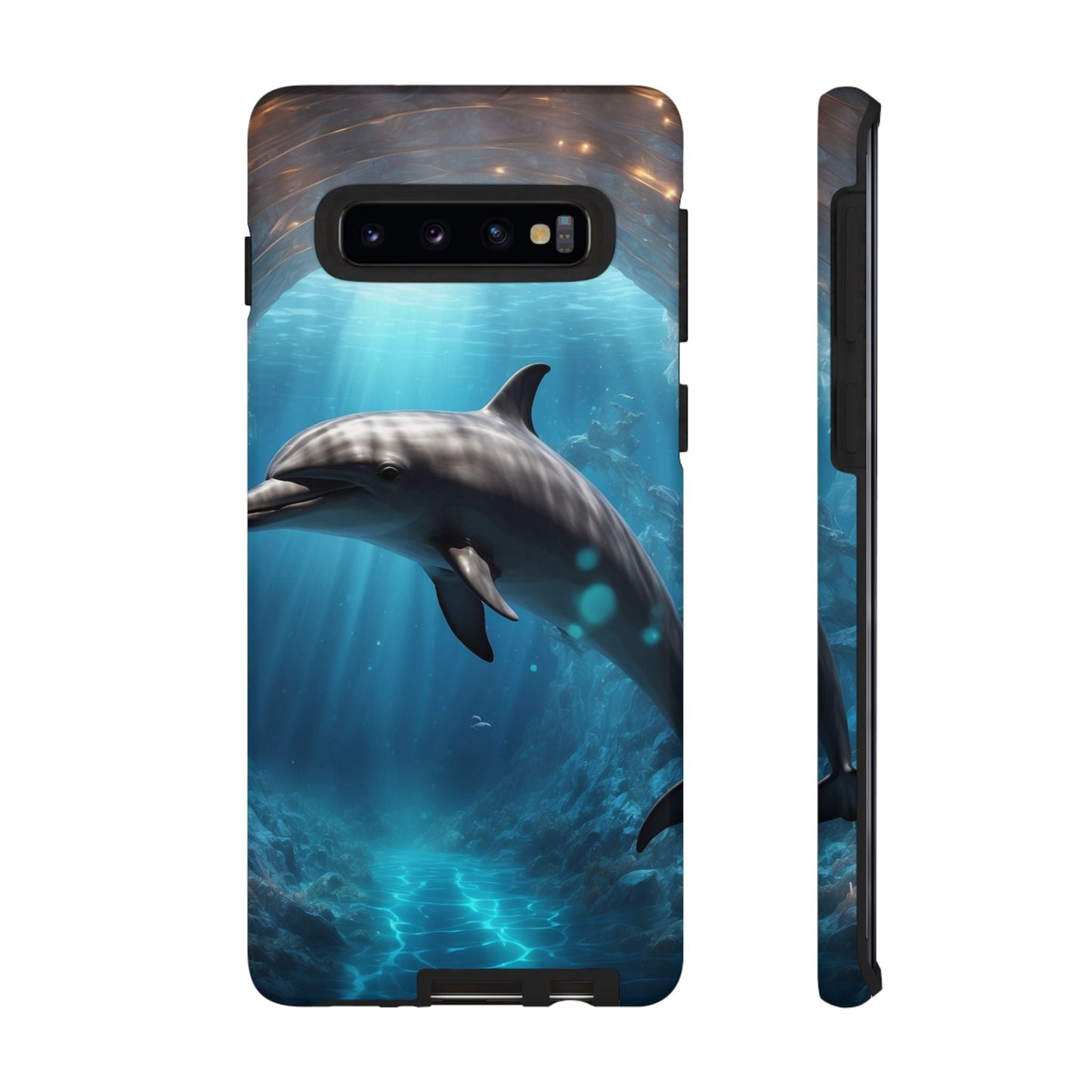 Ocean Dolphin Phone Case - Tough and Stylish - BOGO Cases
