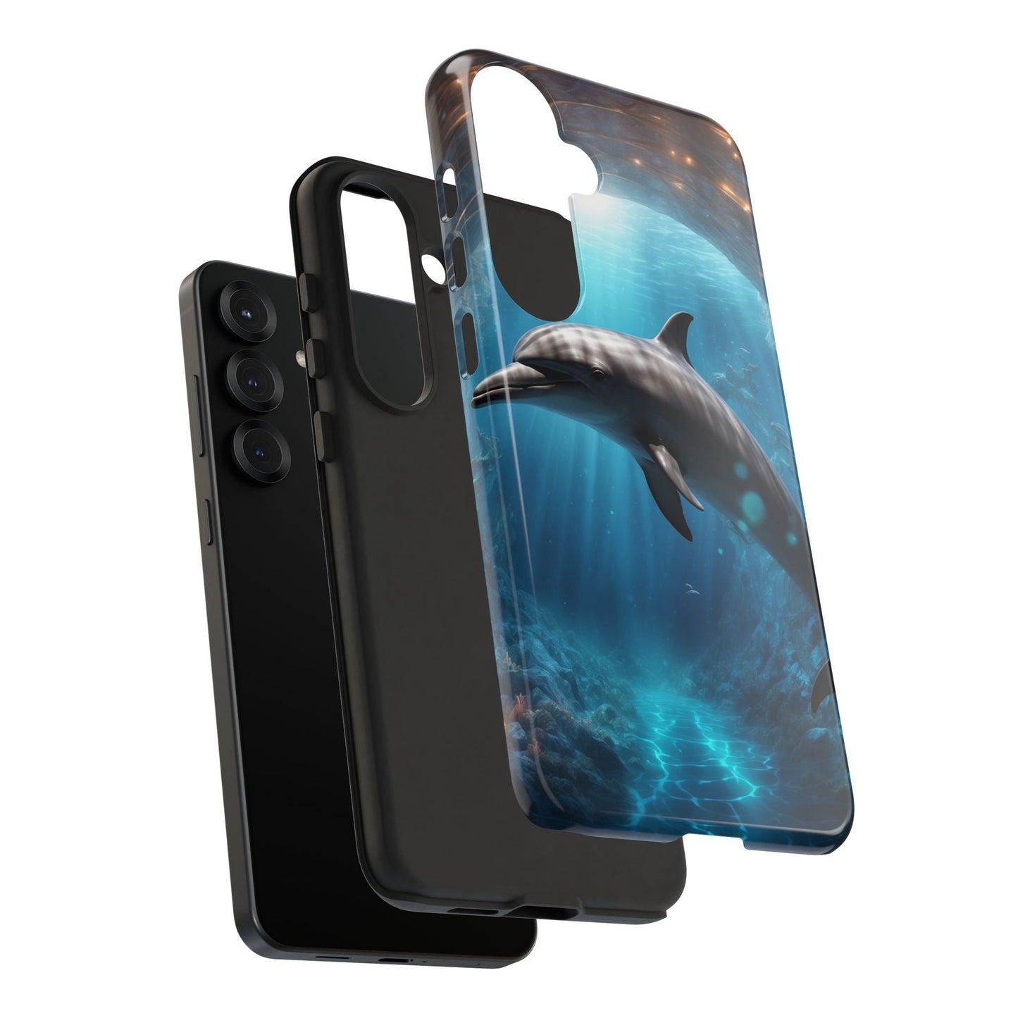 Ocean Dolphin Phone Case - Tough and Stylish - BOGO Cases