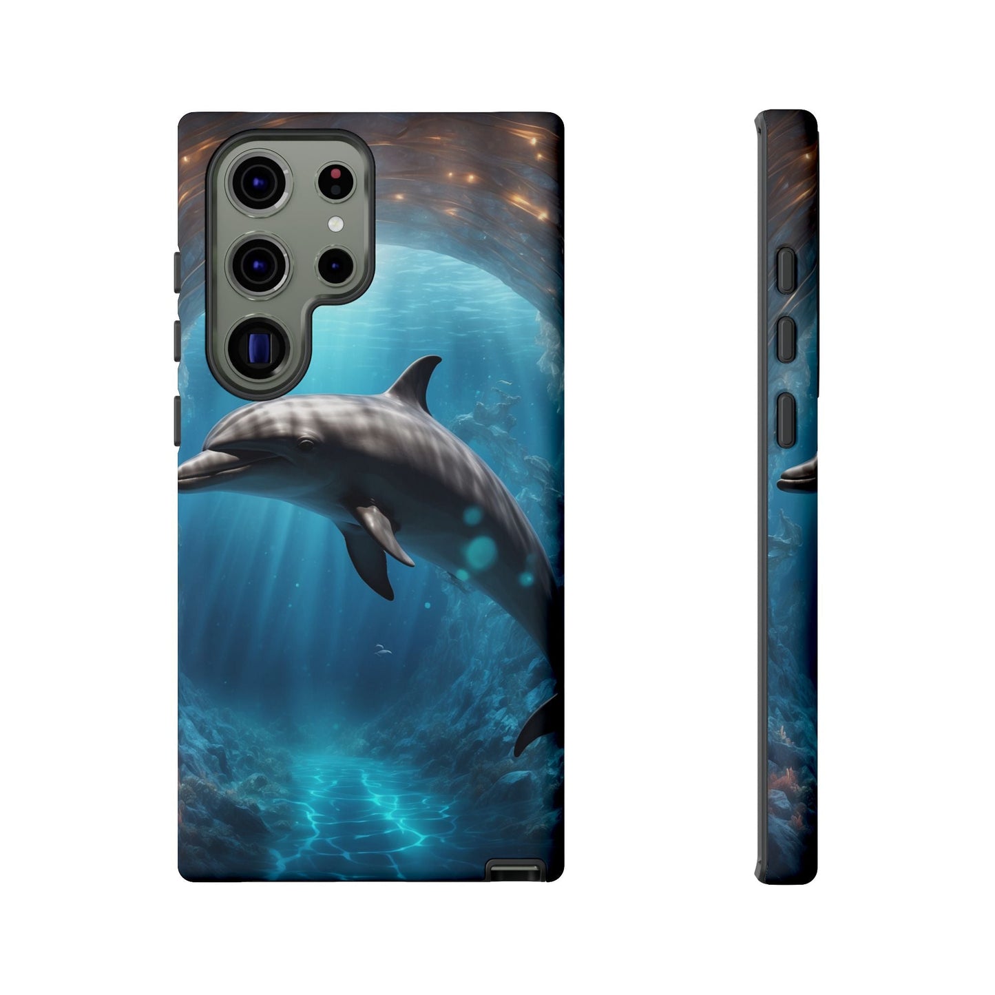 Ocean Dolphin Phone Case - Tough and Stylish - BOGO Cases