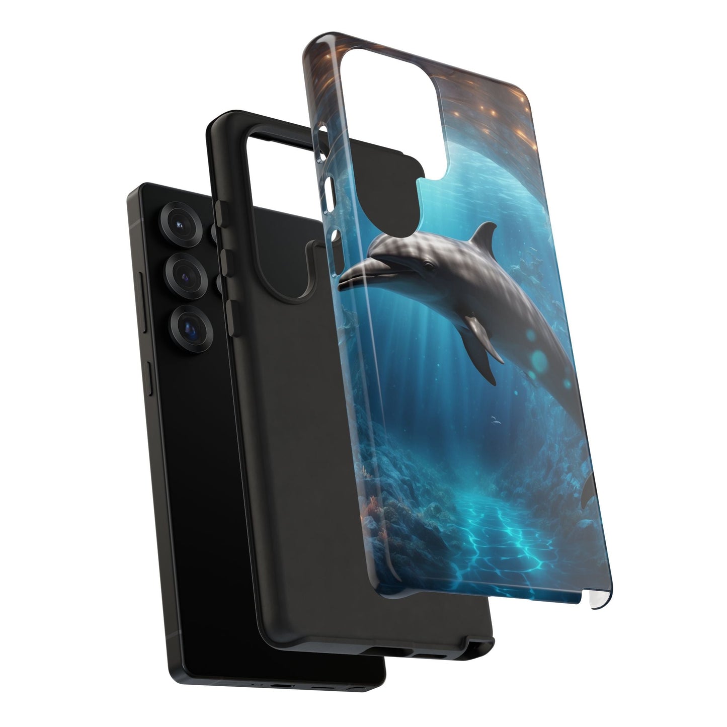 Ocean Dolphin Phone Case - Tough and Stylish - BOGO Cases