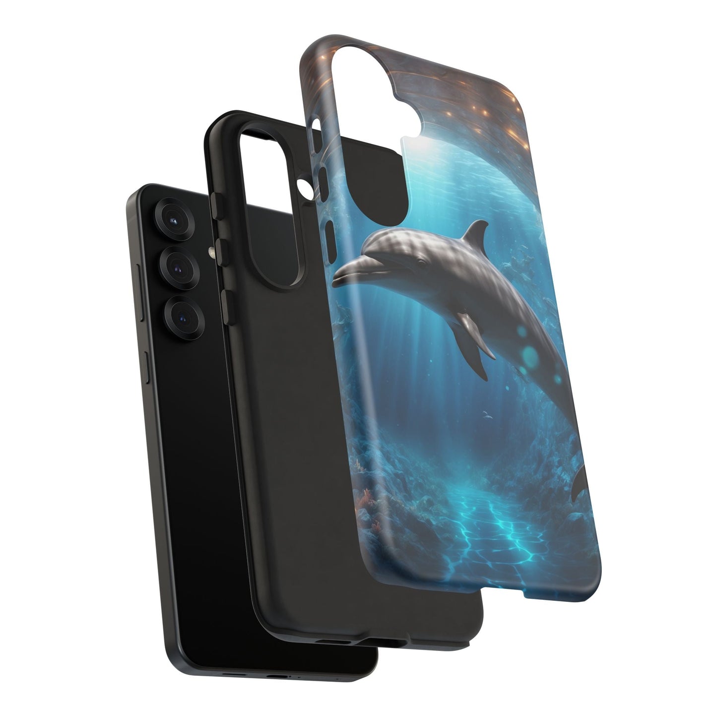 Ocean Dolphin Phone Case - Tough and Stylish - BOGO Cases