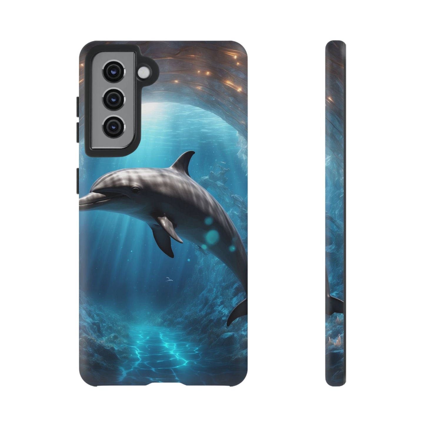 Ocean Dolphin Phone Case - Tough and Stylish - BOGO Cases