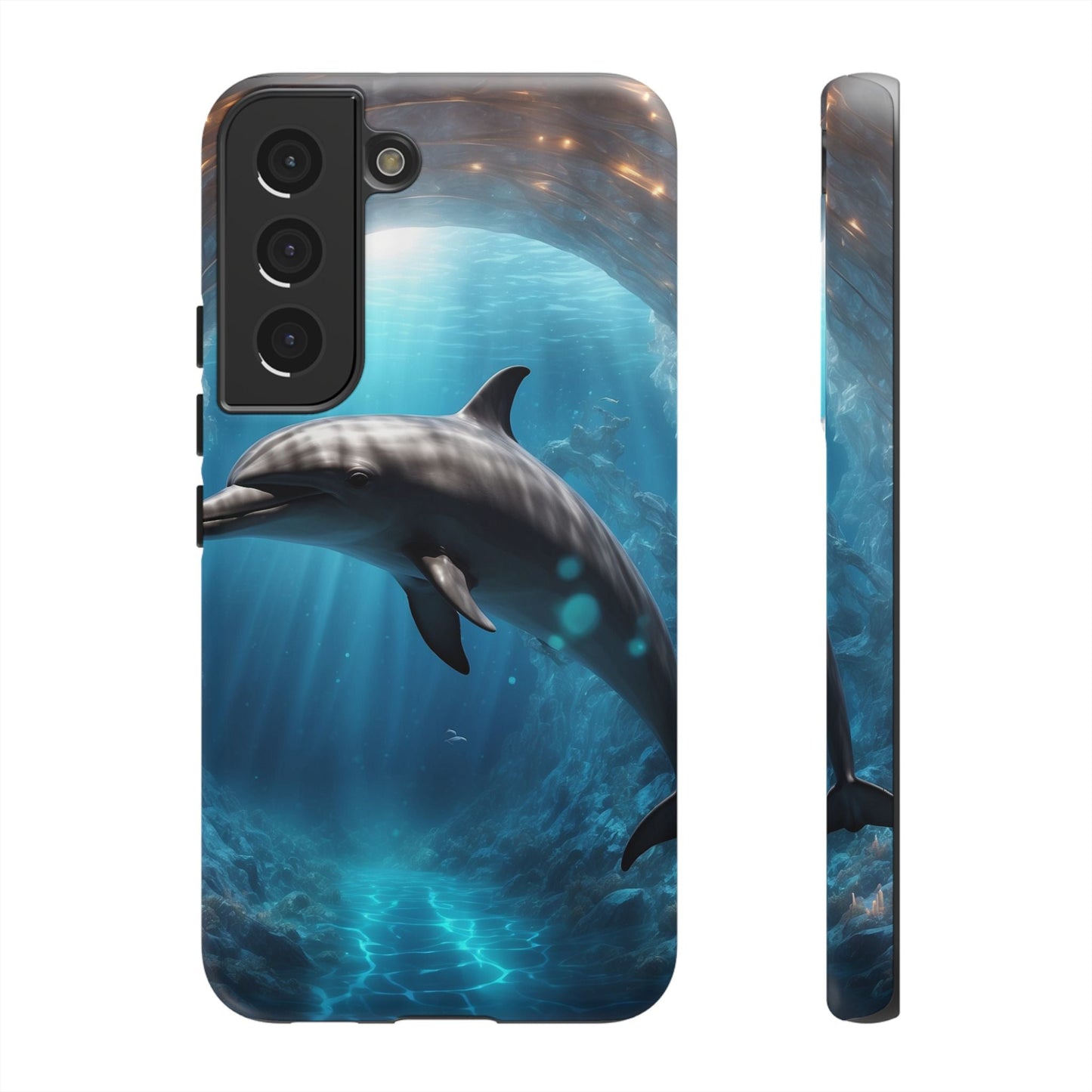 Ocean Dolphin Phone Case - Tough and Stylish - BOGO Cases