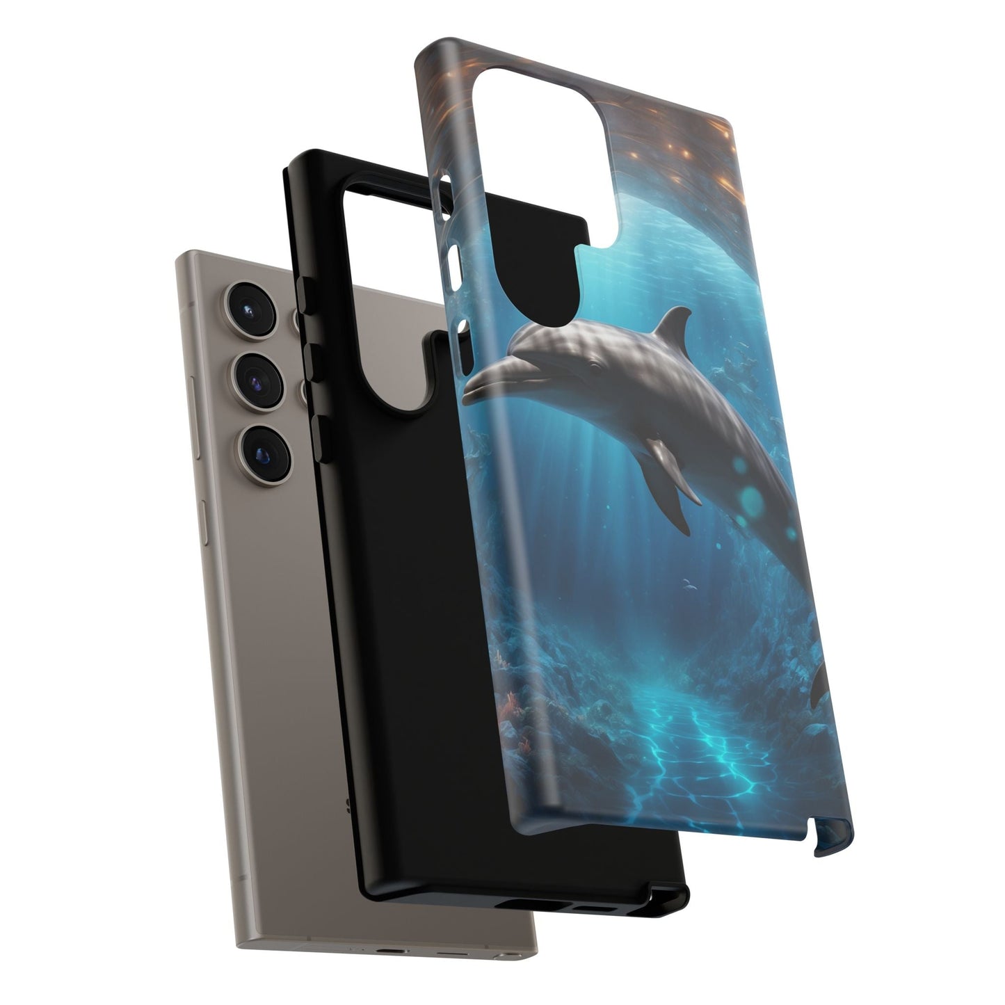 Ocean Dolphin Phone Case - Tough and Stylish - BOGO Cases