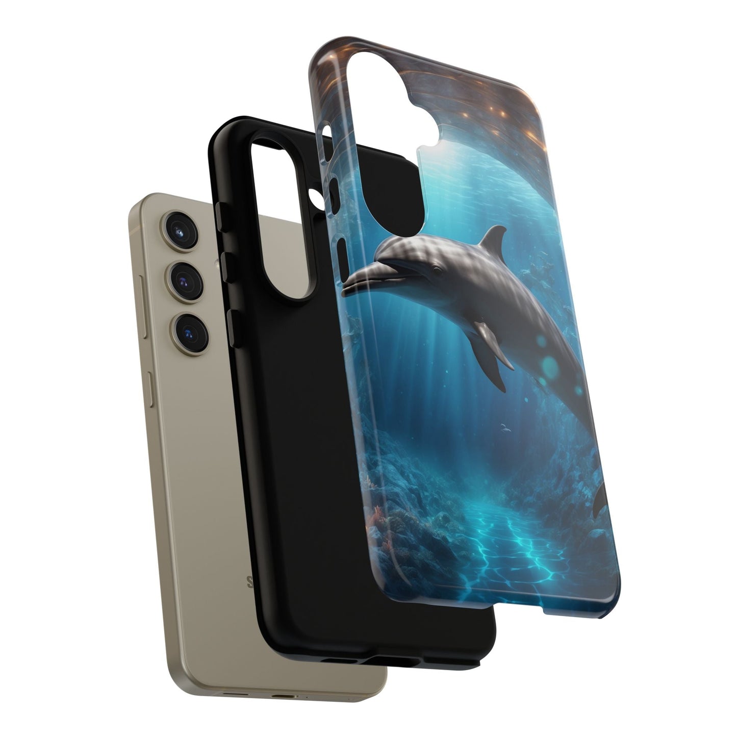 Ocean Dolphin Phone Case - Tough and Stylish - BOGO Cases