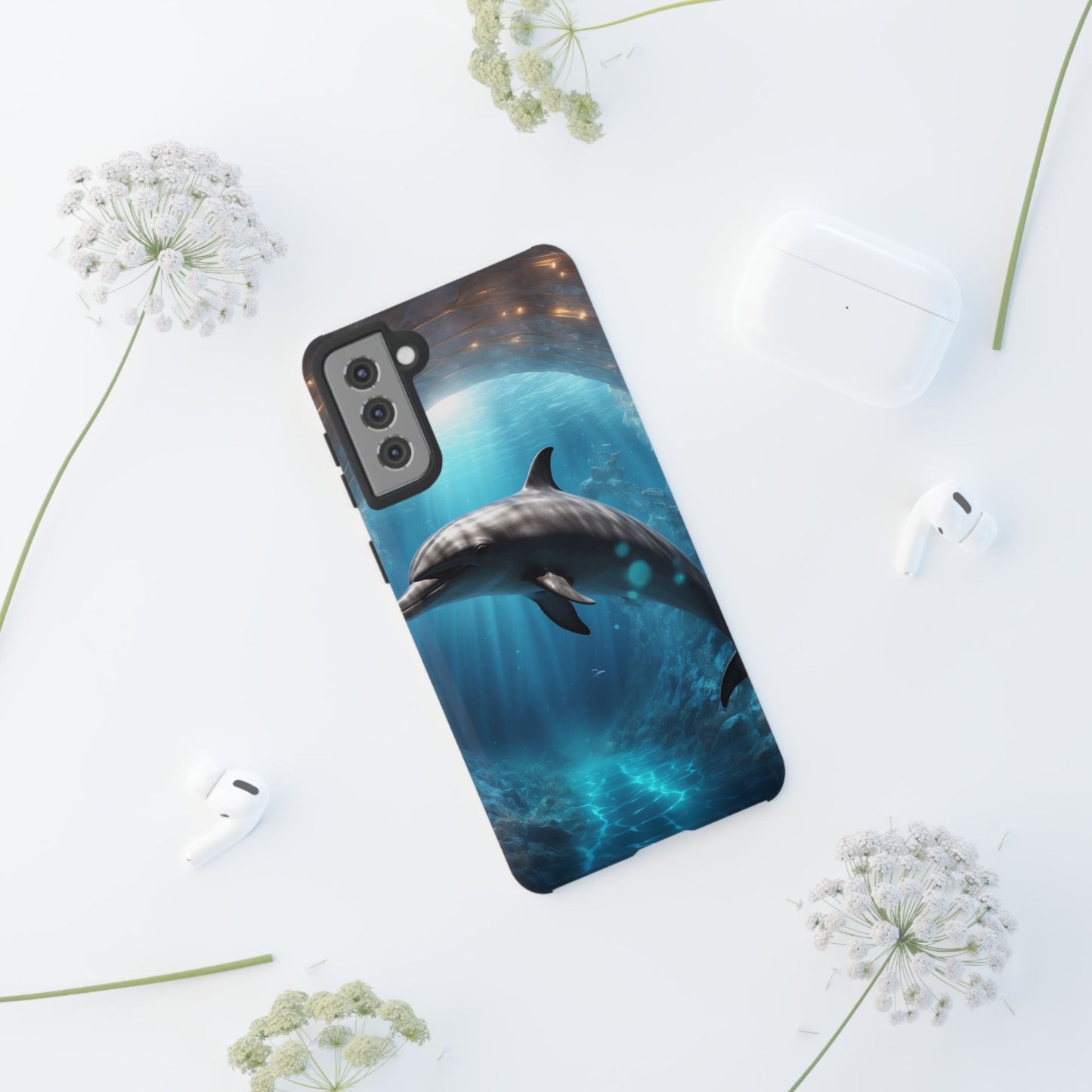 Ocean Dolphin Phone Case - Tough and Stylish - BOGO Cases