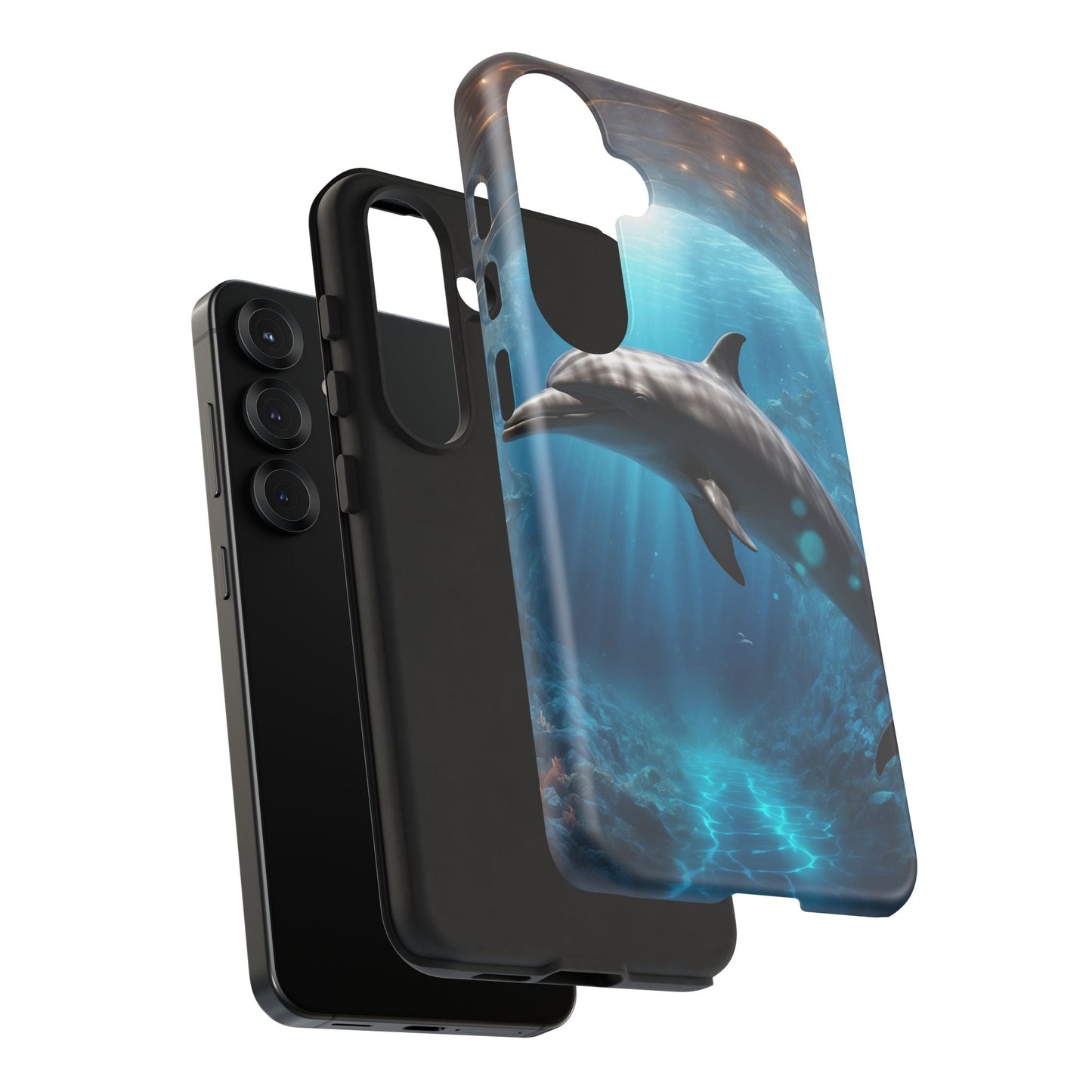 Ocean Dolphin Phone Case - Tough and Stylish - BOGO Cases