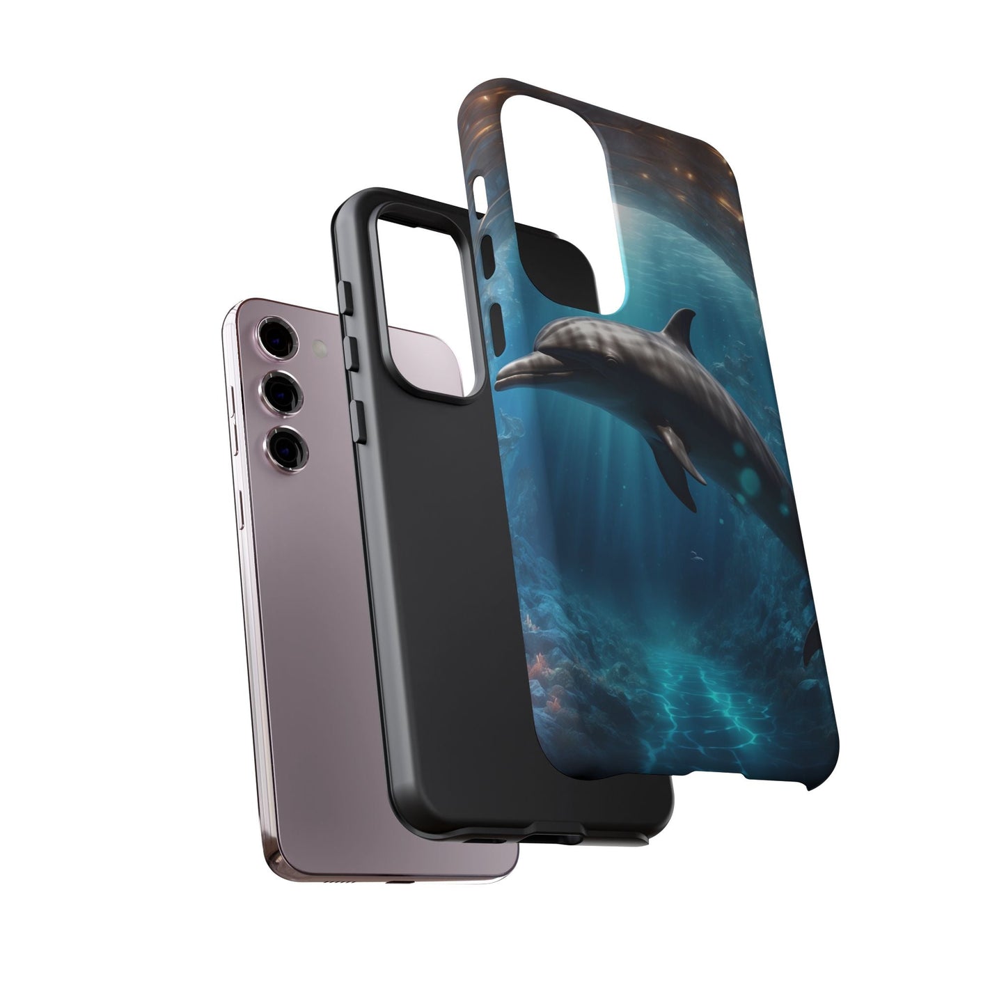 Ocean Dolphin Phone Case - Tough and Stylish - BOGO Cases