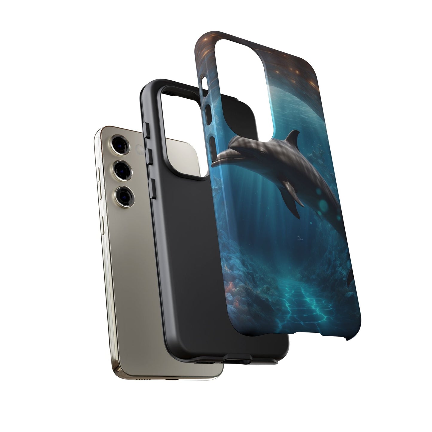 Ocean Dolphin Phone Case - Tough and Stylish - BOGO Cases