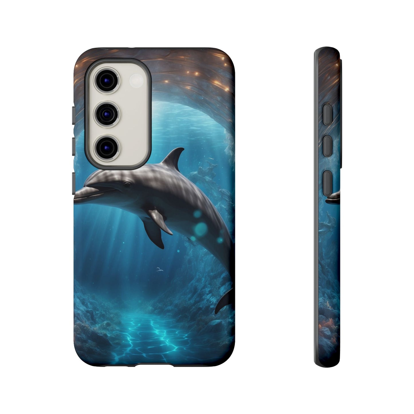 Ocean Dolphin Phone Case - Tough and Stylish - BOGO Cases