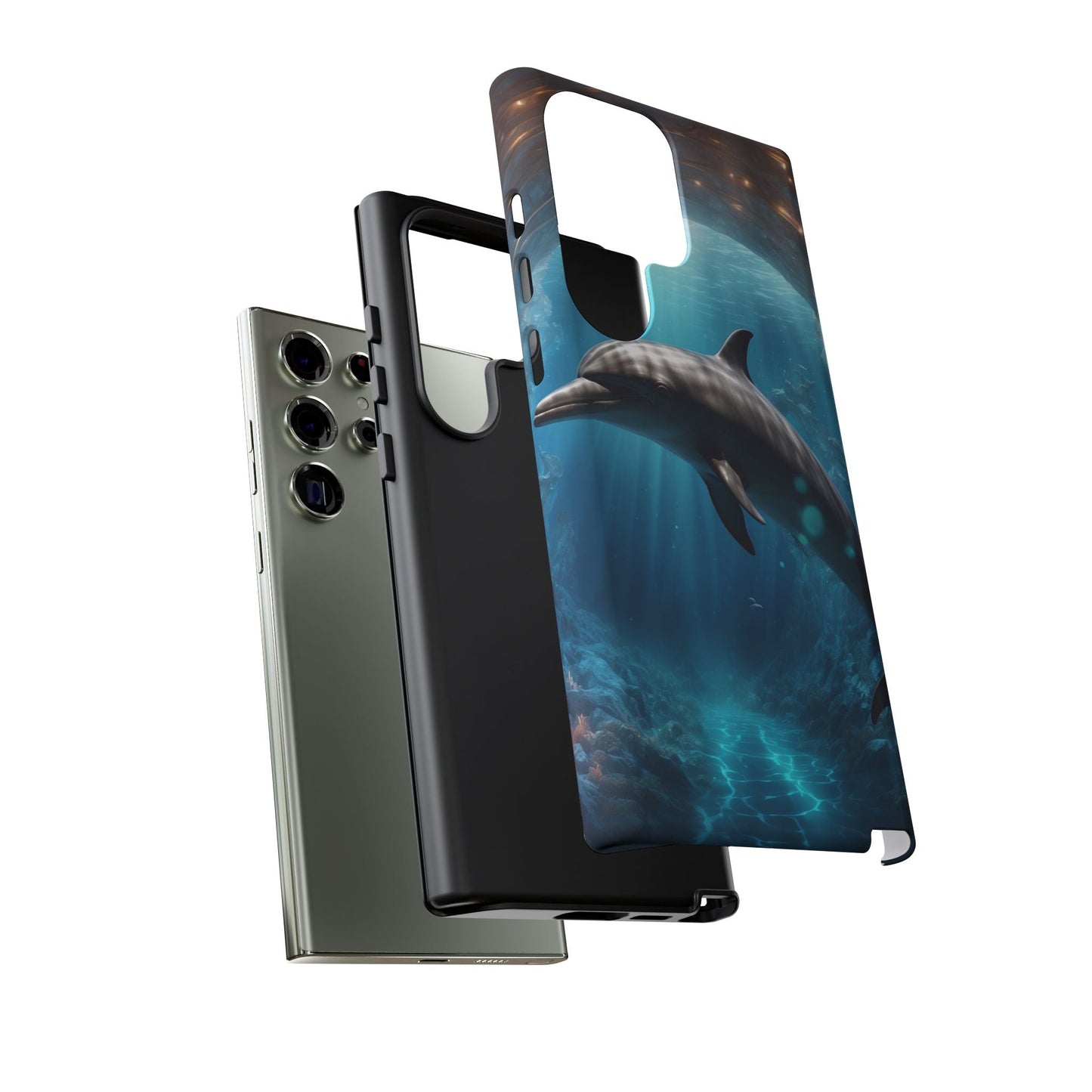 Ocean Dolphin Phone Case - Tough and Stylish - BOGO Cases
