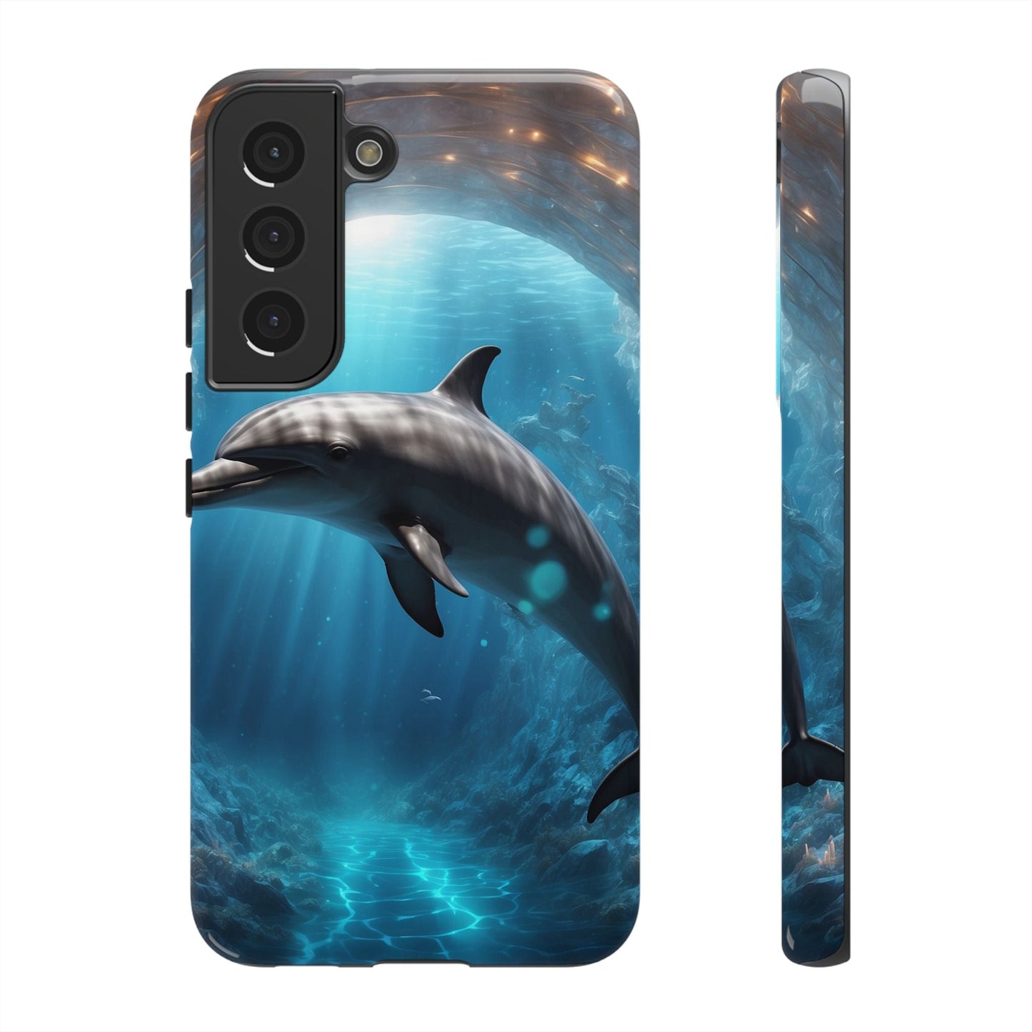 Ocean Dolphin Phone Case - Tough and Stylish - BOGO Cases