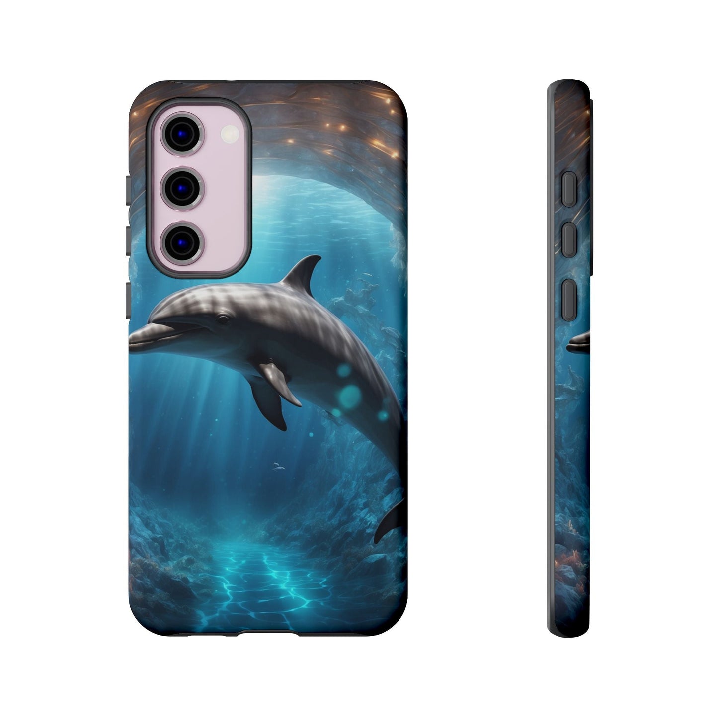 Ocean Dolphin Phone Case - Tough and Stylish - BOGO Cases