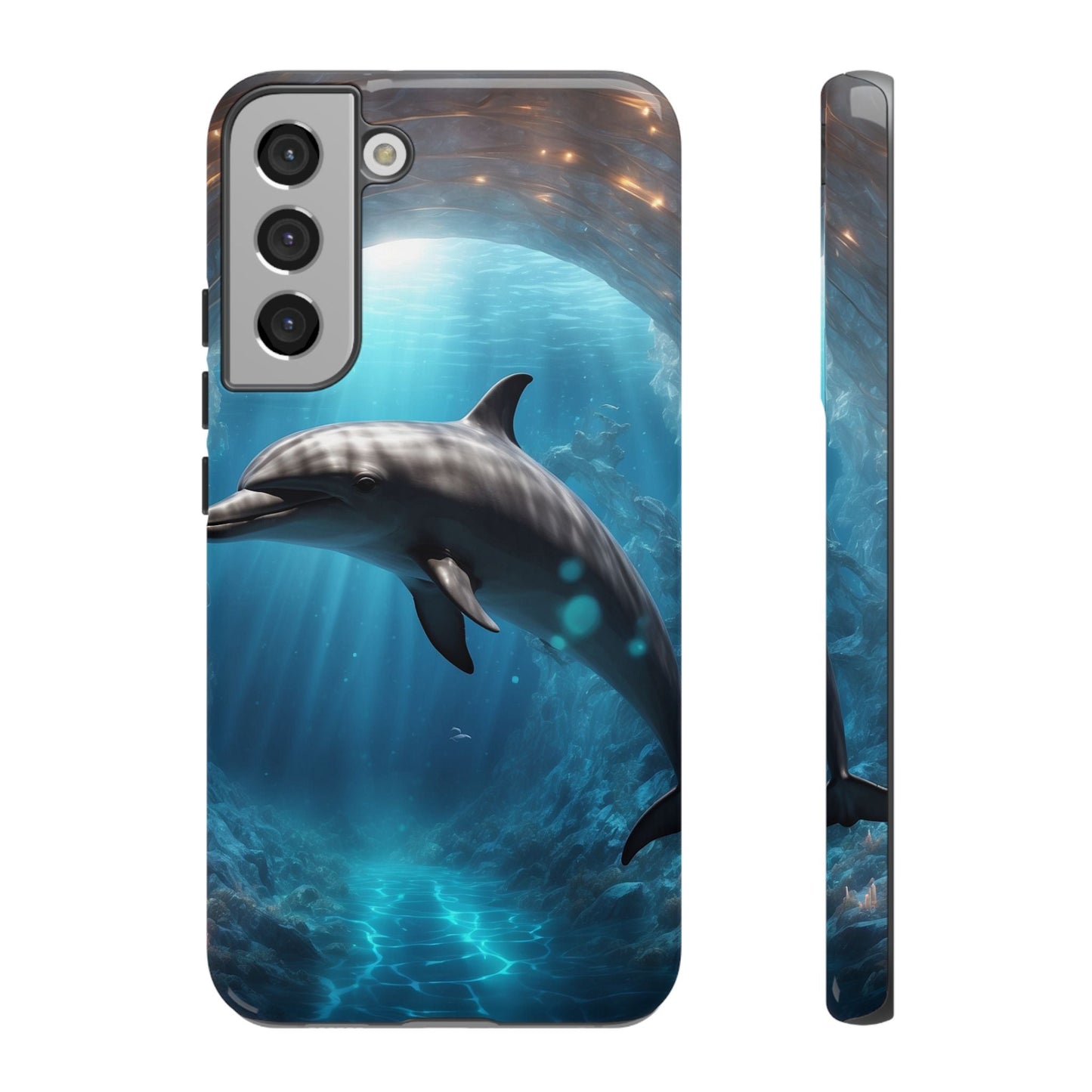 Ocean Dolphin Phone Case - Tough and Stylish - BOGO Cases