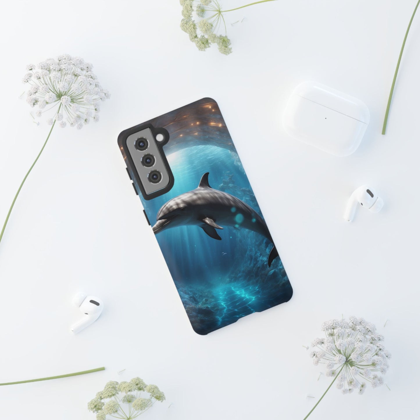 Ocean Dolphin Phone Case - Tough and Stylish - BOGO Cases