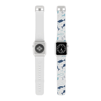 Oceanic Blue Fish Pattern Apple Watch Band - BOGO Cases