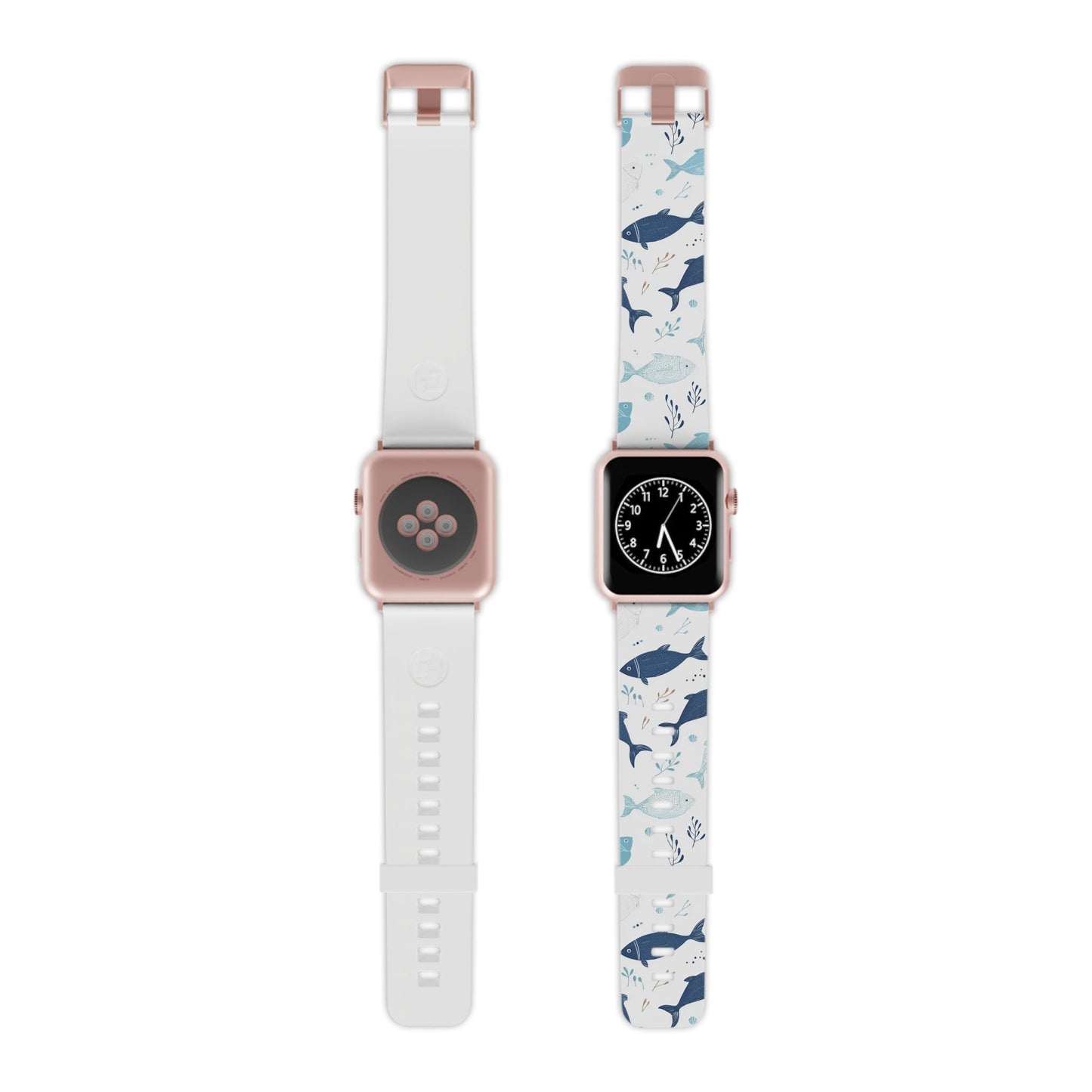 Oceanic Blue Fish Pattern Apple Watch Band - BOGO Cases