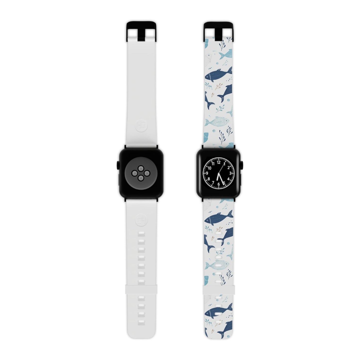 Oceanic Blue Fish Pattern Apple Watch Band - BOGO Cases