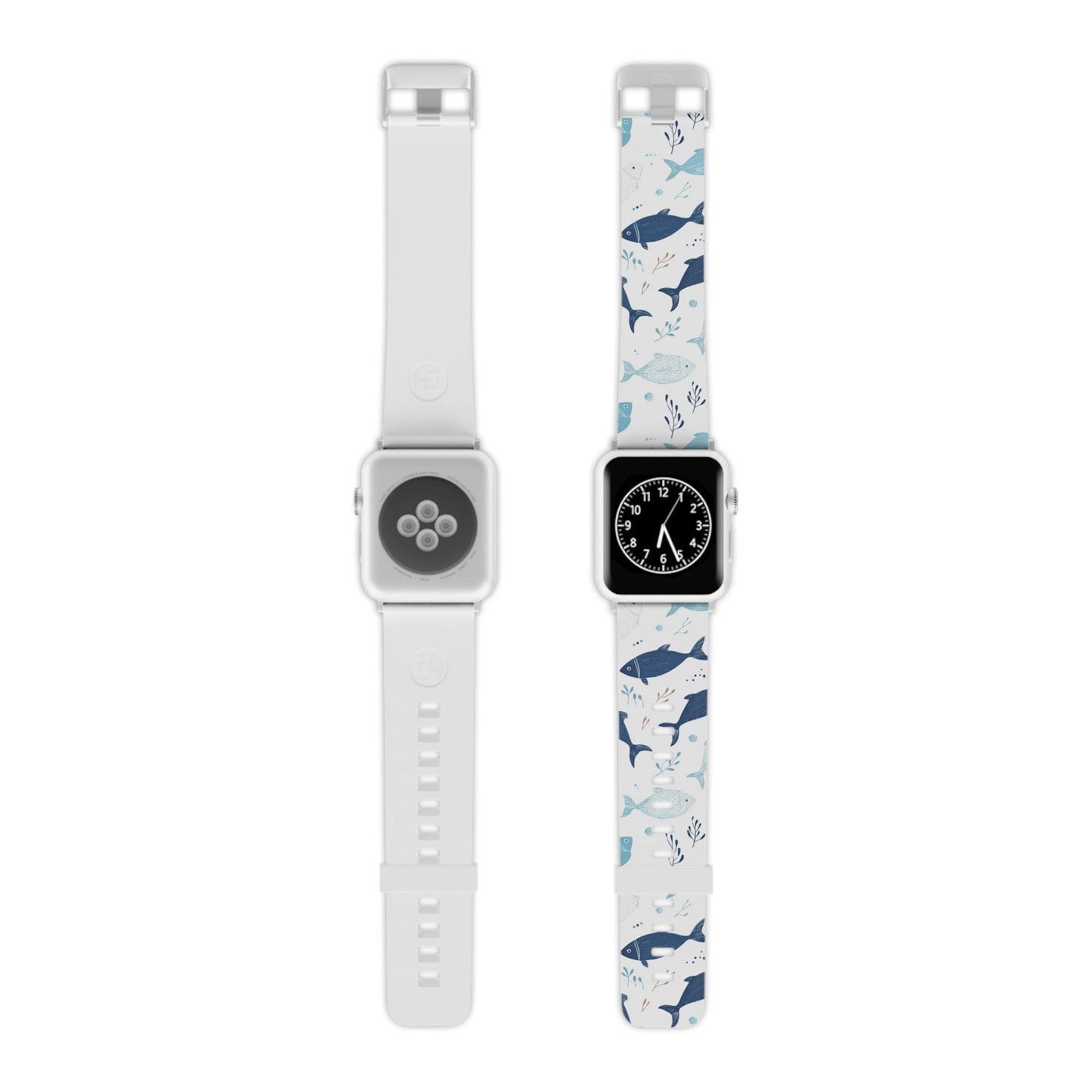Oceanic Blue Fish Pattern Apple Watch Band - BOGO Cases