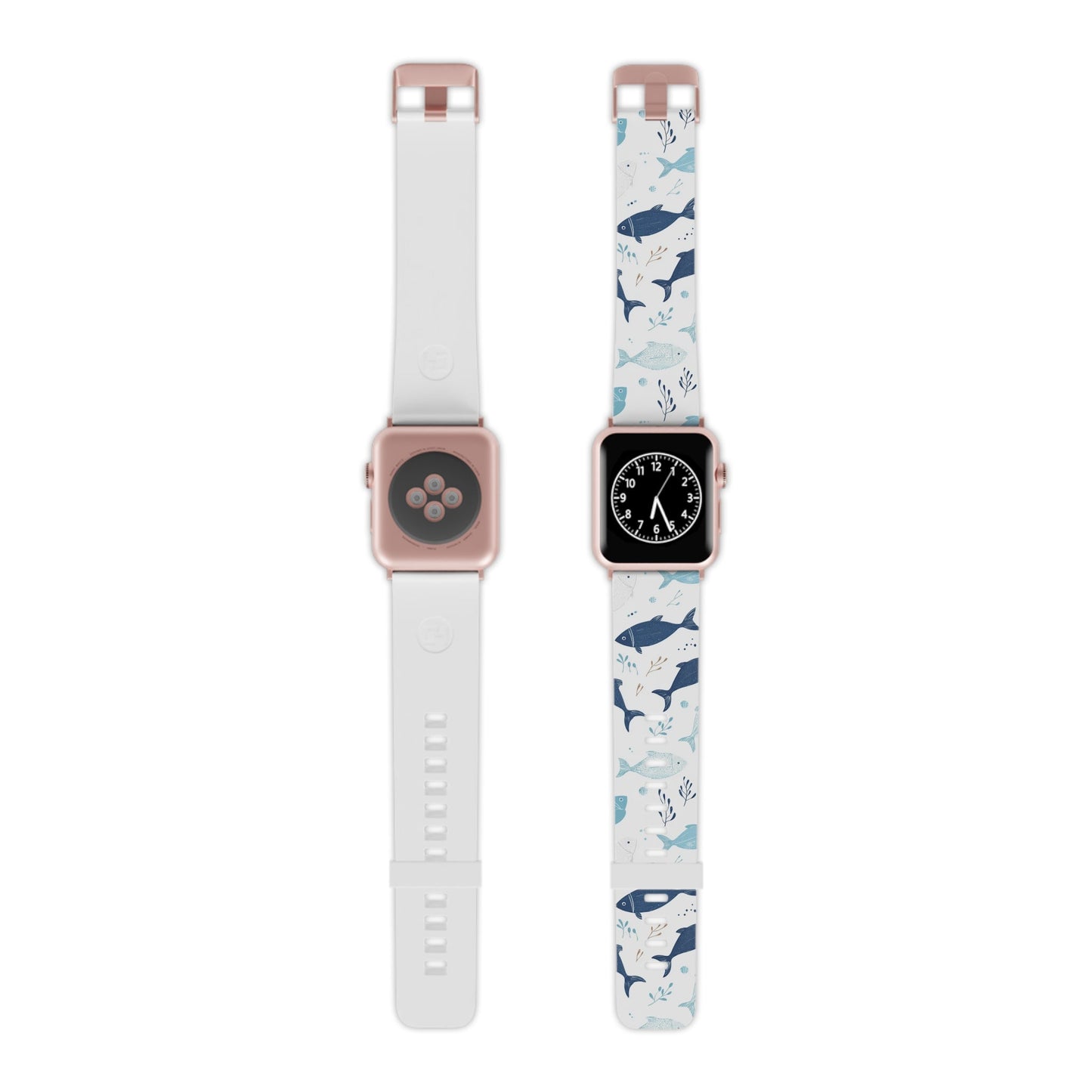 Oceanic Blue Fish Pattern Apple Watch Band - BOGO Cases