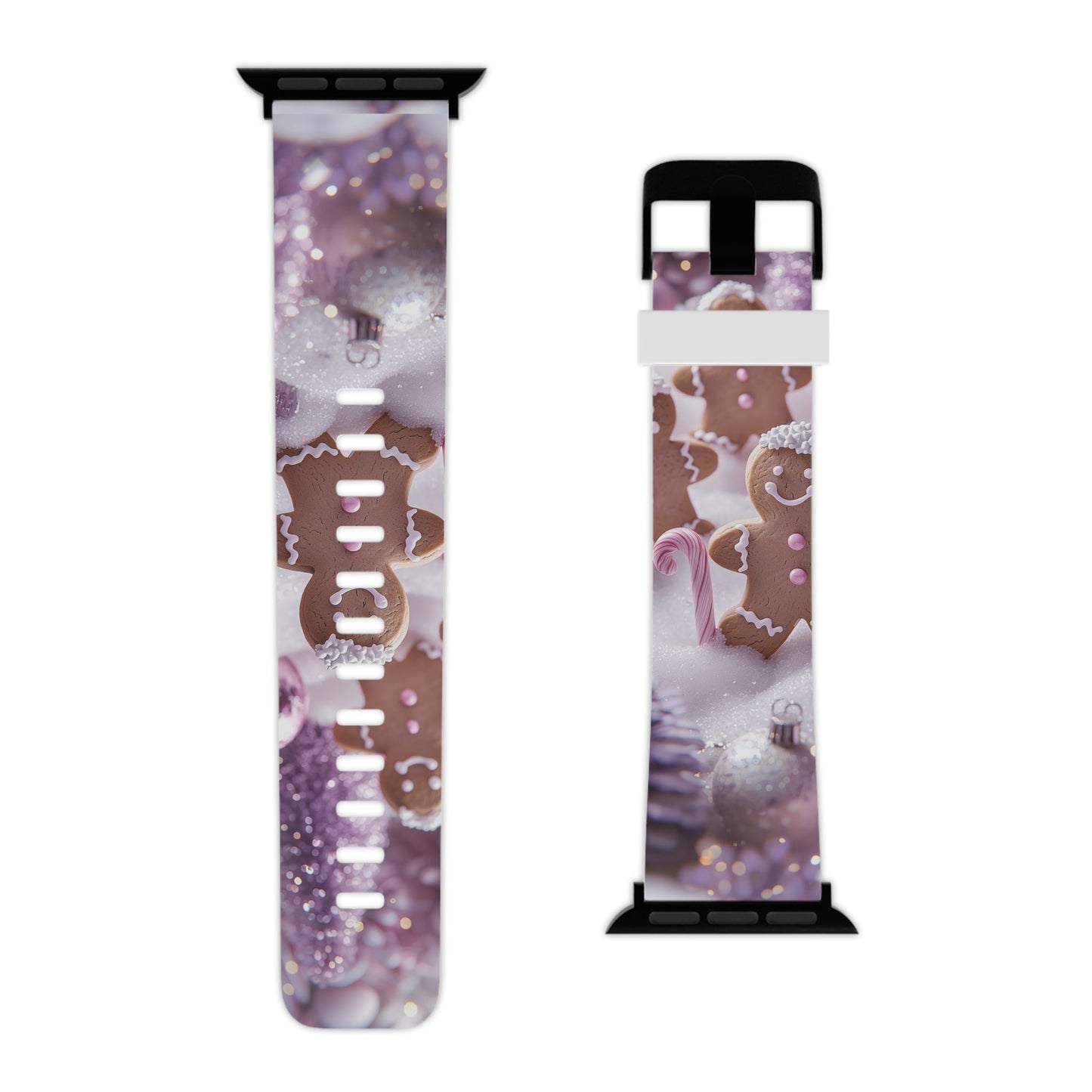 Pastel Christmas Gingerbread Wonderland Apple Watch Band - BOGO Cases