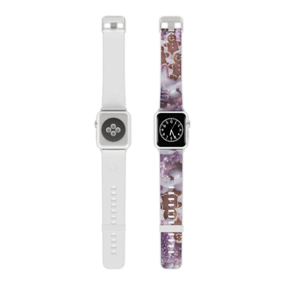 Pastel Christmas Gingerbread Wonderland Apple Watch Band - BOGO Cases
