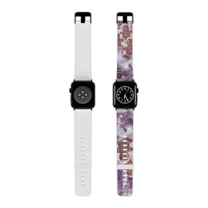 Pastel Christmas Gingerbread Wonderland Apple Watch Band - BOGO Cases