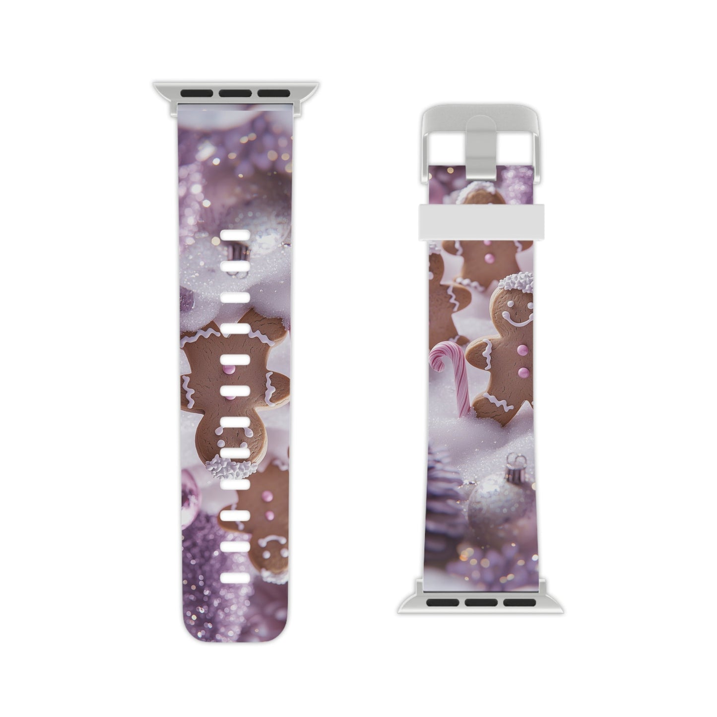 Pastel Christmas Gingerbread Wonderland Apple Watch Band - BOGO Cases