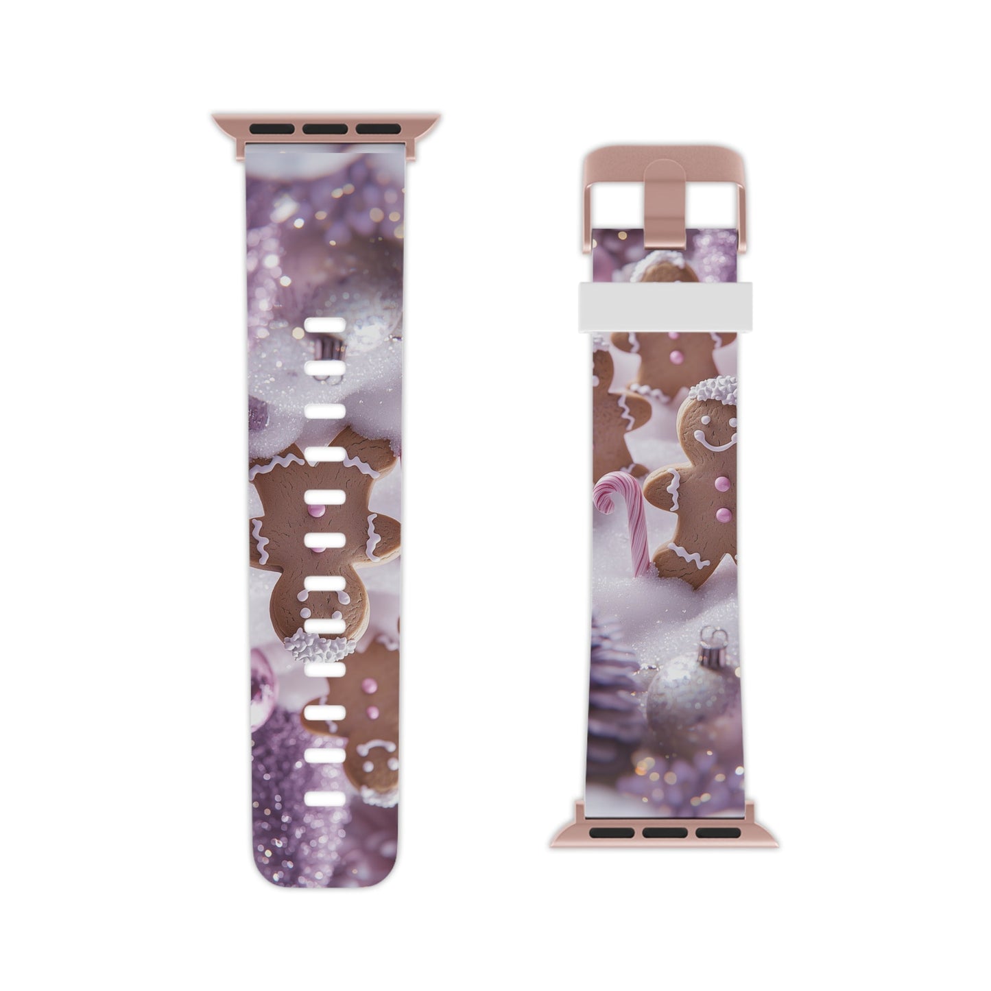 Pastel Christmas Gingerbread Wonderland Apple Watch Band - BOGO Cases