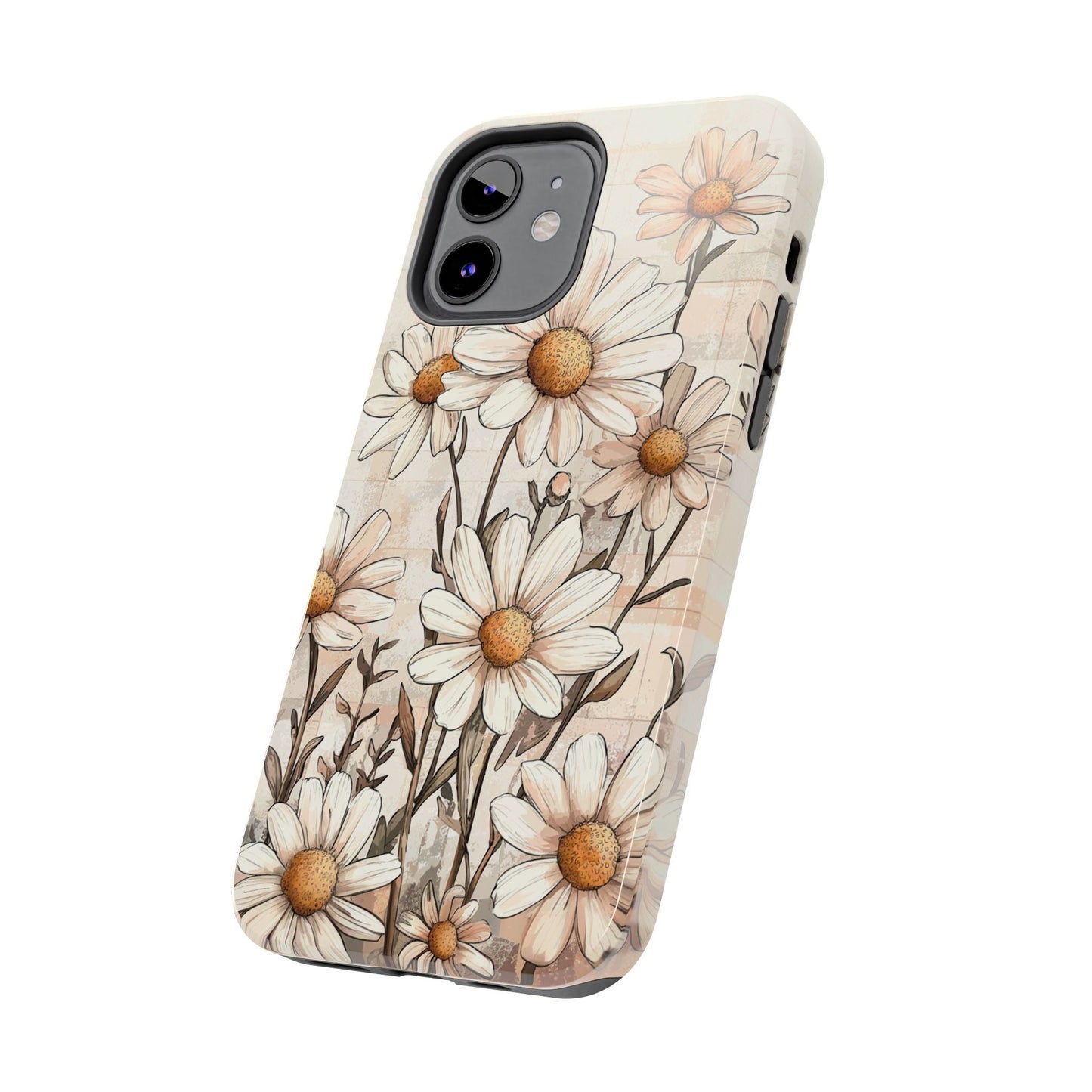 Pastel Daisy iPhone Case - Elegant Floral Protective Cover - BOGO Cases