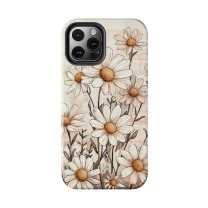 Pastel Daisy iPhone Case - Elegant Floral Protective Cover - BOGO Cases