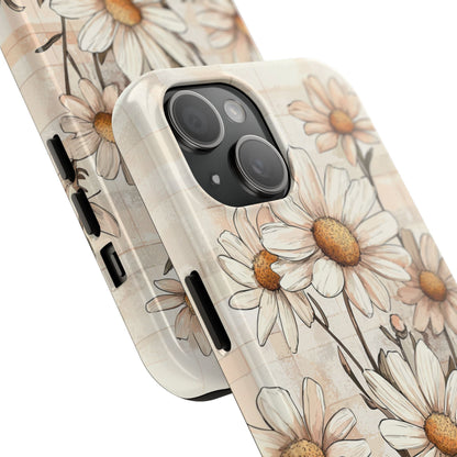 Pastel Daisy iPhone Case - Elegant Floral Protective Cover - BOGO Cases