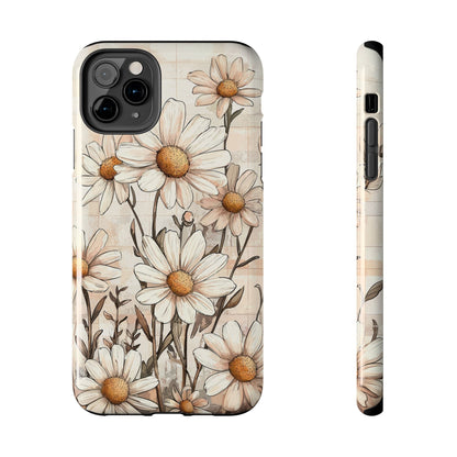 Pastel Daisy iPhone Case - Elegant Floral Protective Cover - BOGO Cases