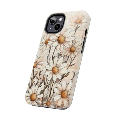 Pastel Daisy iPhone Case - Elegant Floral Protective Cover - BOGO Cases