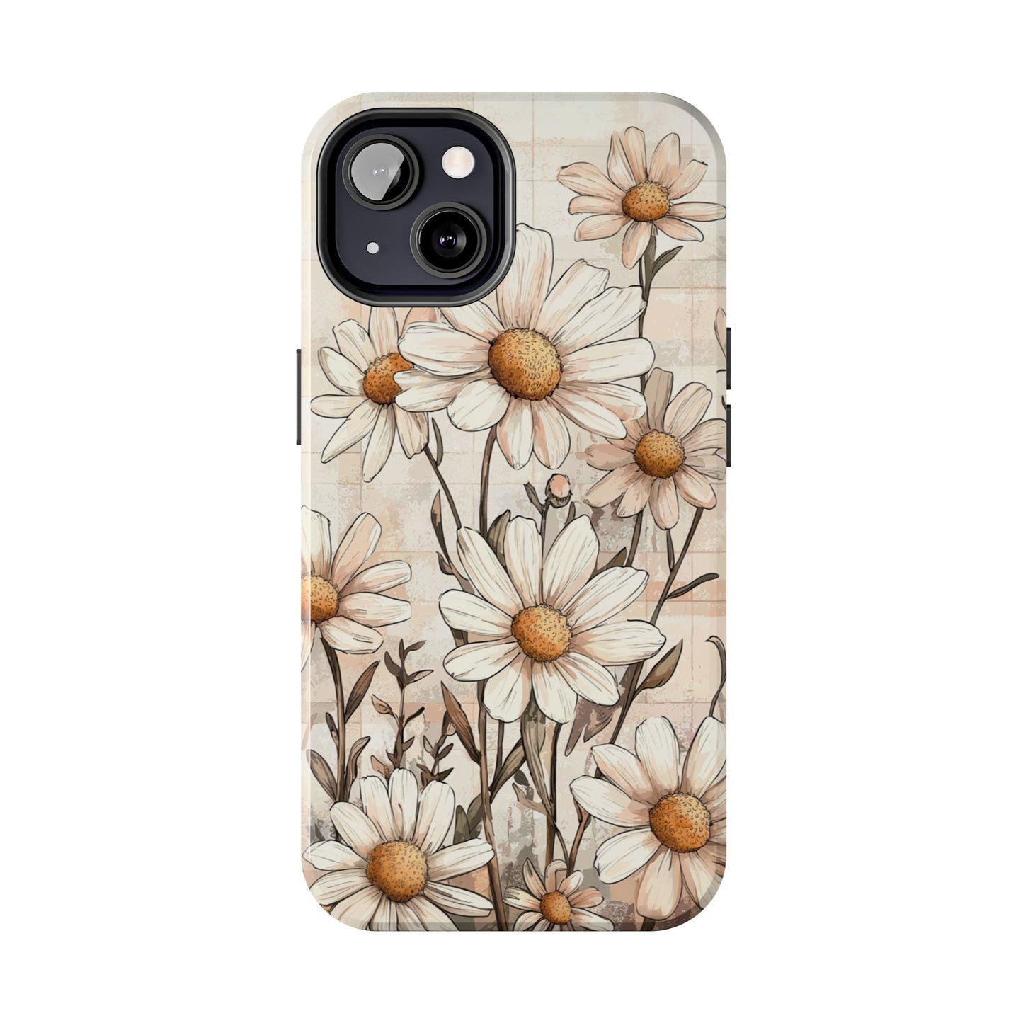 Pastel Daisy iPhone Case - Elegant Floral Protective Cover - BOGO Cases