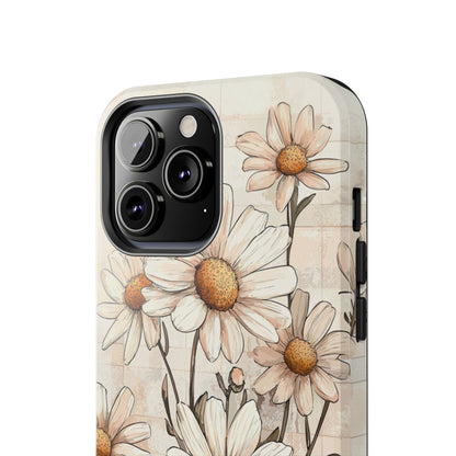 Pastel Daisy iPhone Case - Elegant Floral Protective Cover - BOGO Cases