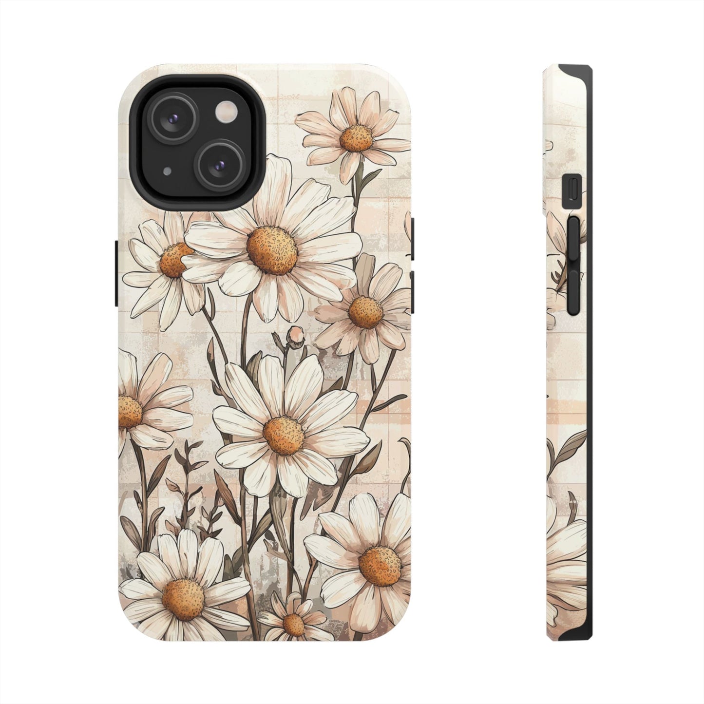 Pastel Daisy iPhone Case - Elegant Floral Protective Cover - BOGO Cases