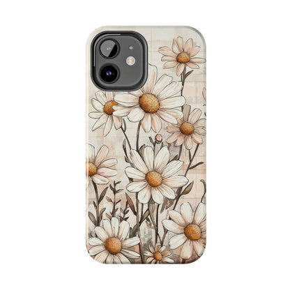 Pastel Daisy iPhone Case - Elegant Floral Protective Cover - BOGO Cases