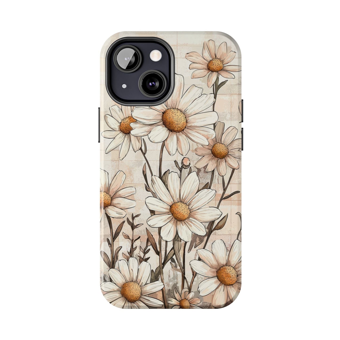 Pastel Daisy iPhone Case - Elegant Floral Protective Cover - BOGO Cases