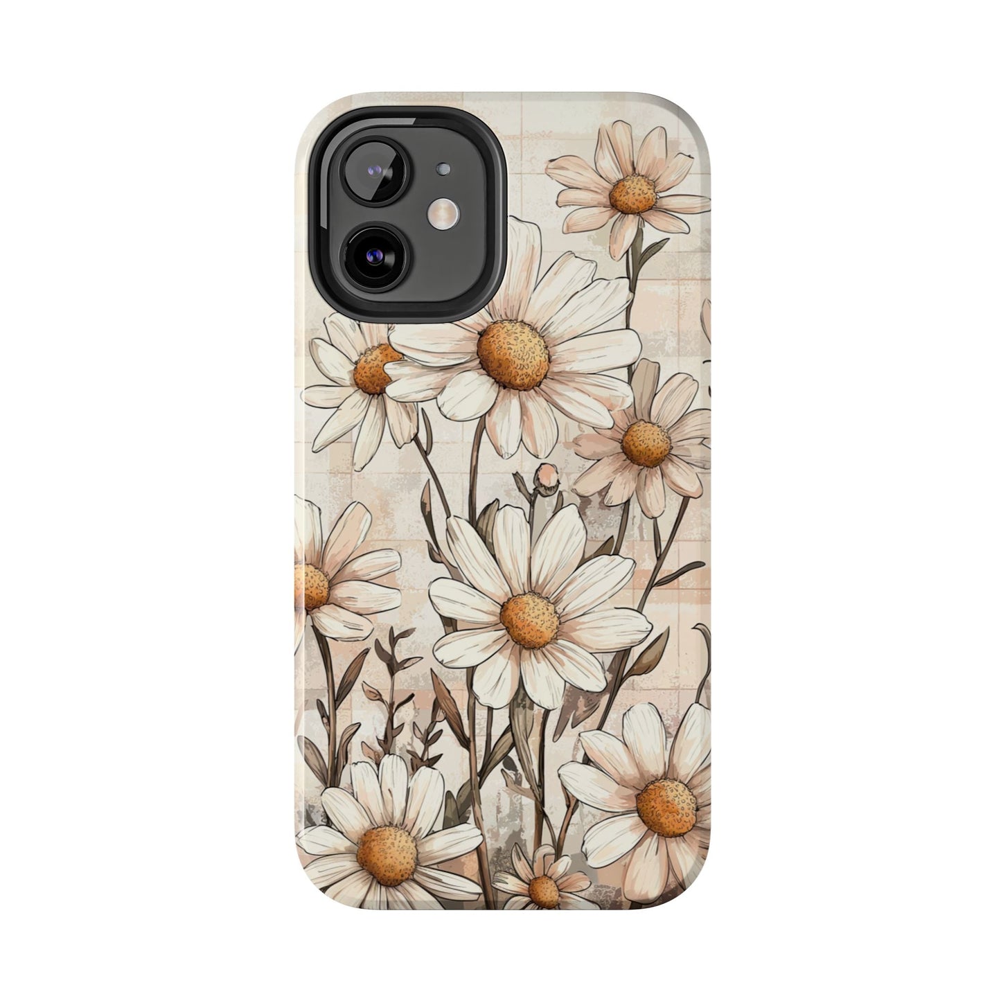 Pastel Daisy iPhone Case - Elegant Floral Protective Cover - BOGO Cases