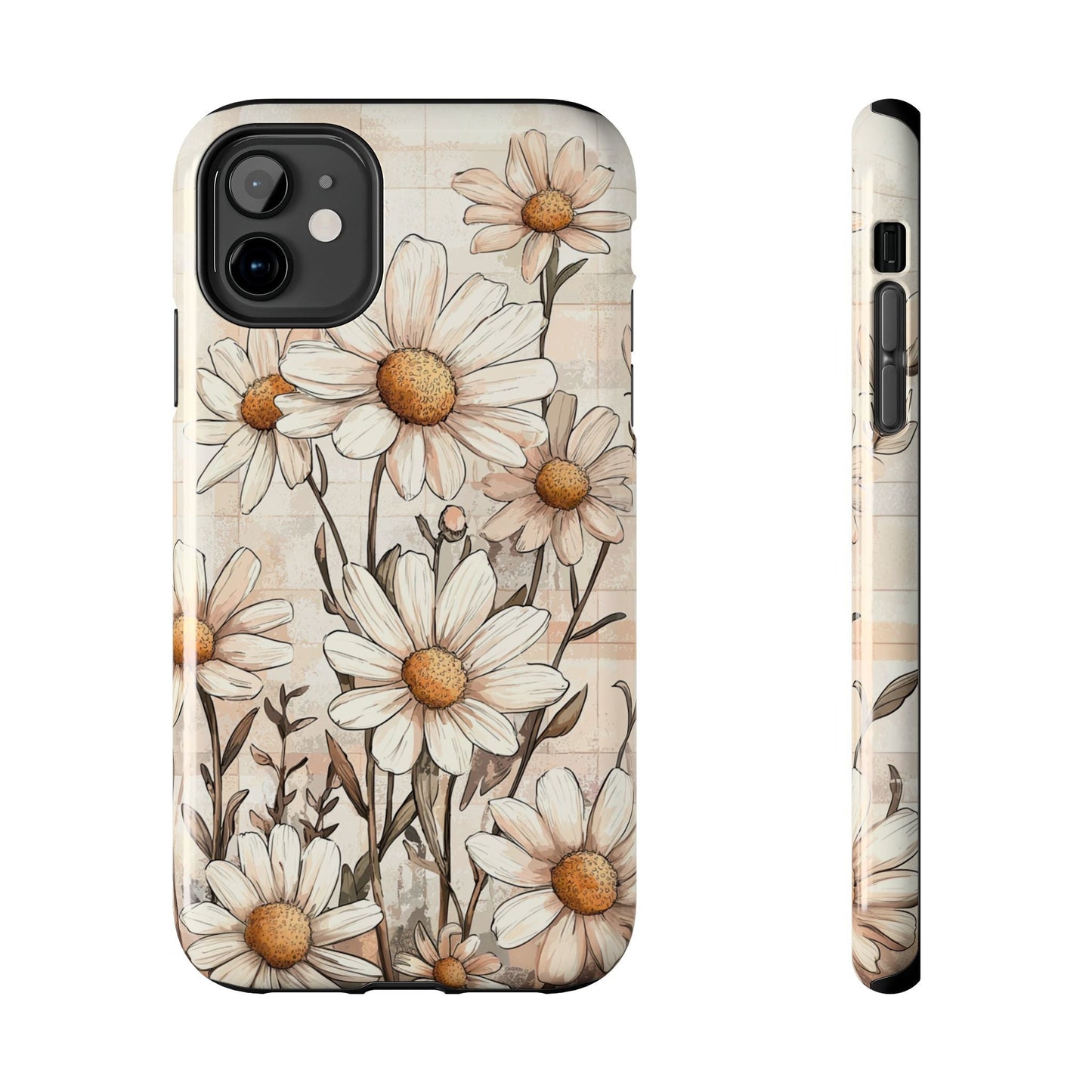 Pastel Daisy iPhone Case - Elegant Floral Protective Cover - BOGO Cases