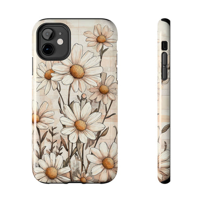 Pastel Daisy iPhone Case - Elegant Floral Protective Cover - BOGO Cases