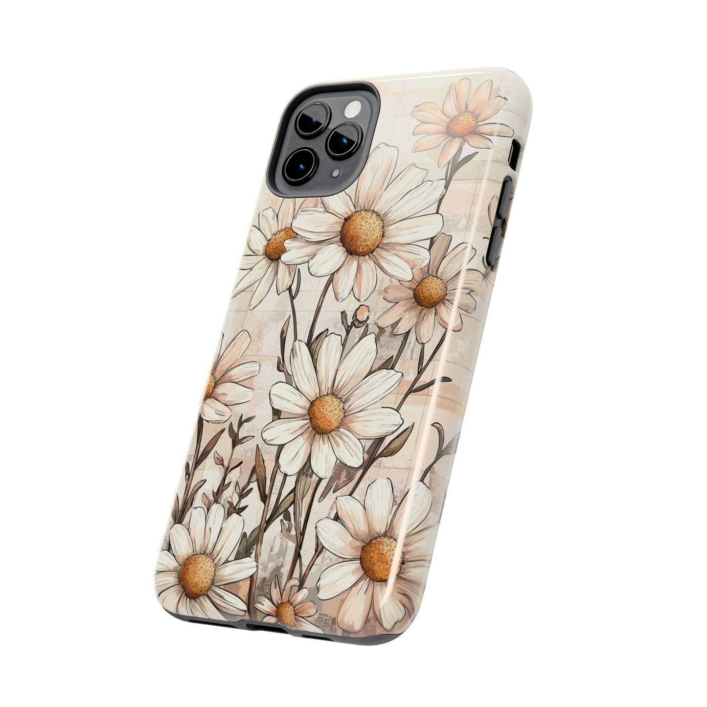 Pastel Daisy iPhone Case - Elegant Floral Protective Cover - BOGO Cases