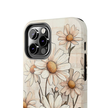 Pastel Daisy iPhone Case - Elegant Floral Protective Cover - BOGO Cases