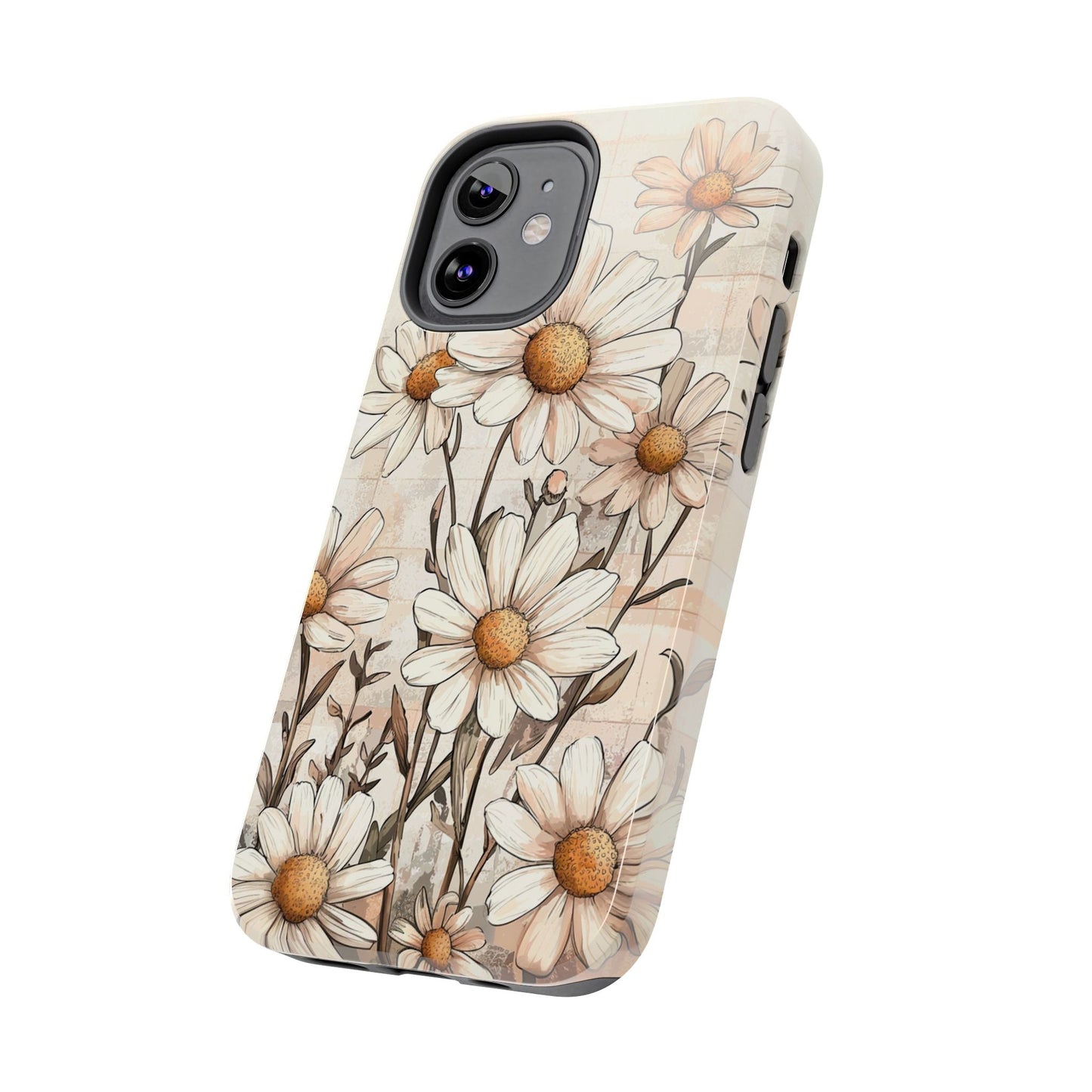 Pastel Daisy iPhone Case - Elegant Floral Protective Cover - BOGO Cases