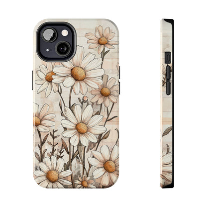 Pastel Daisy iPhone Case - Elegant Floral Protective Cover - BOGO Cases