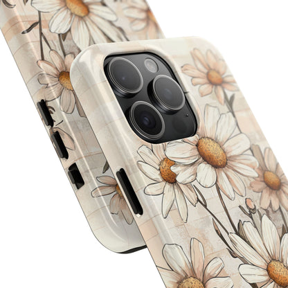 Pastel Daisy iPhone Case - Elegant Floral Protective Cover - BOGO Cases