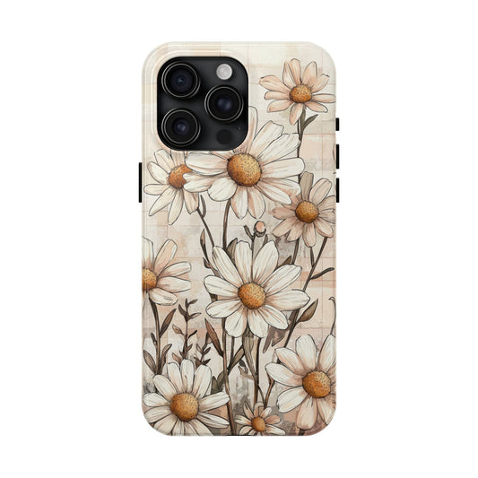 Pastel Daisy iPhone Case - Elegant Floral Protective Cover - BOGO Cases