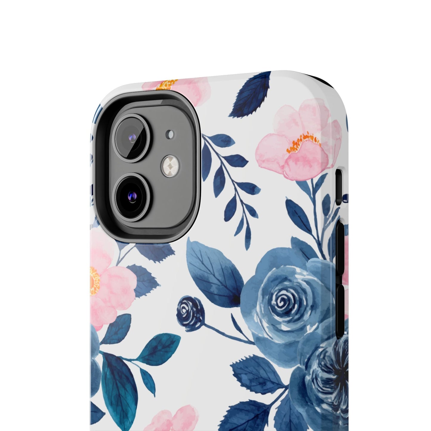 Pastel Garden Charm – iPhone Series Case with Watercolor Flowers - BOGO Cases